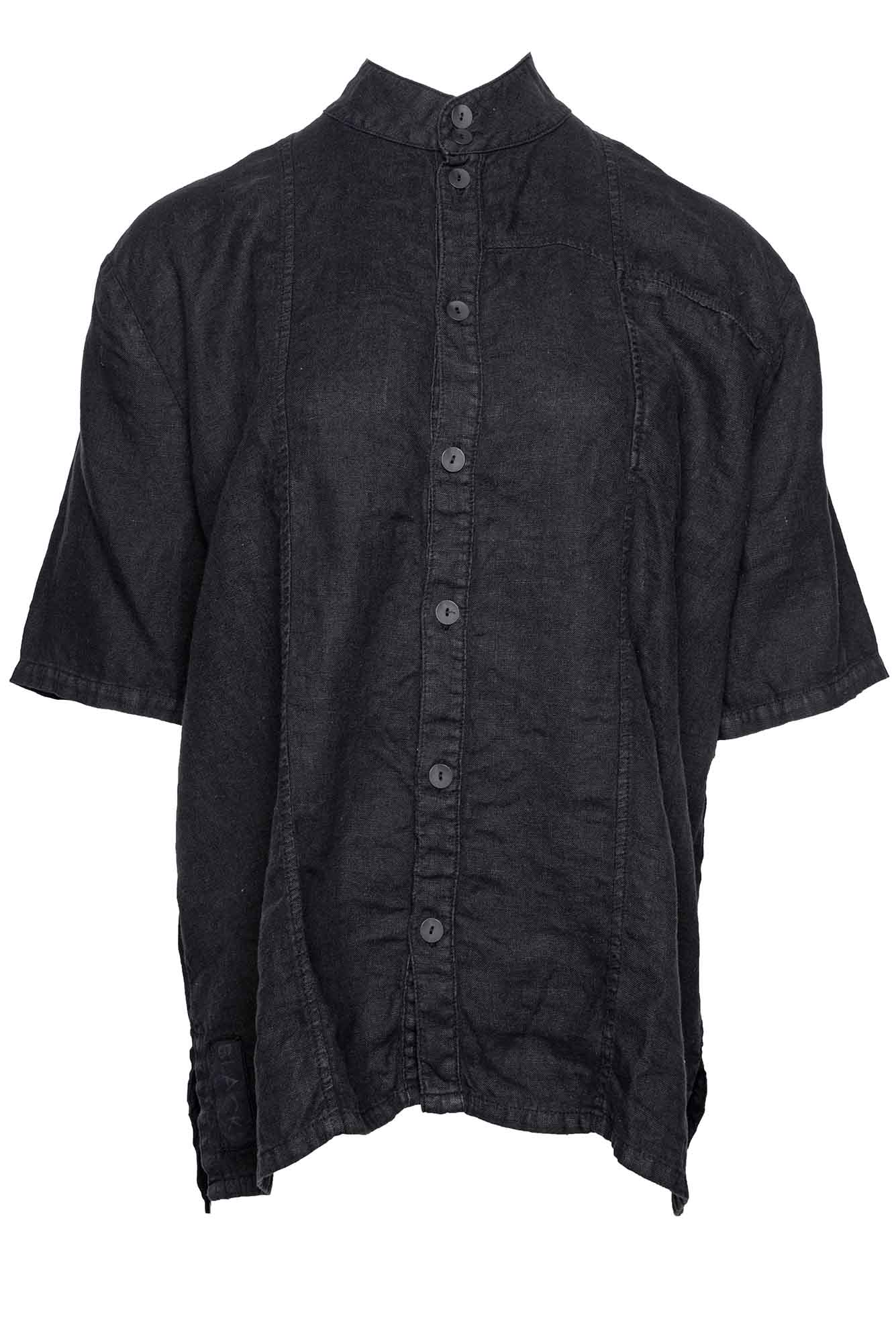 251.01.12 100% LINEN 100 BLACK