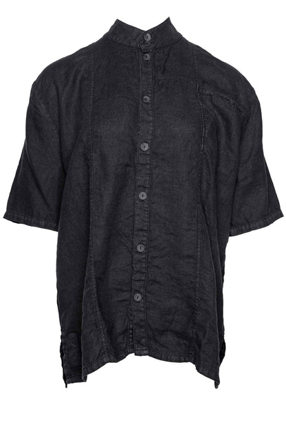 251.01.12 100% LINEN 100 BLACK