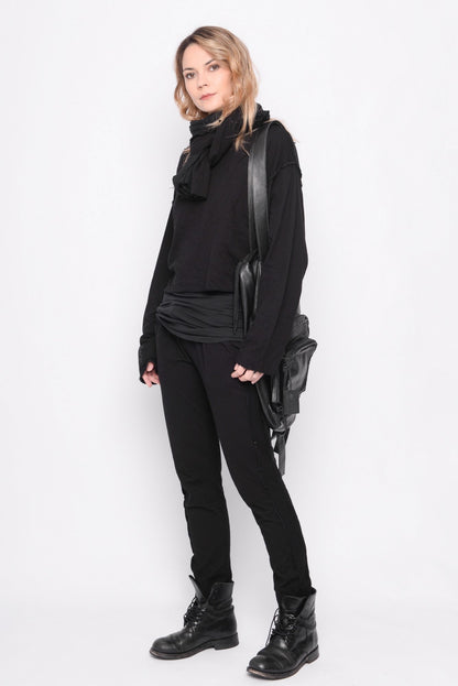 B40.242.EX3 100%Leath/95%NY5%EA 100 BLACK
