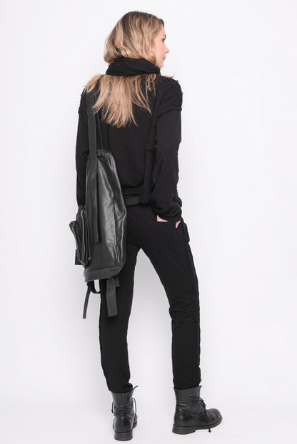 B40.242.EX3 100%Leath/95%NY5%EA 100 BLACK