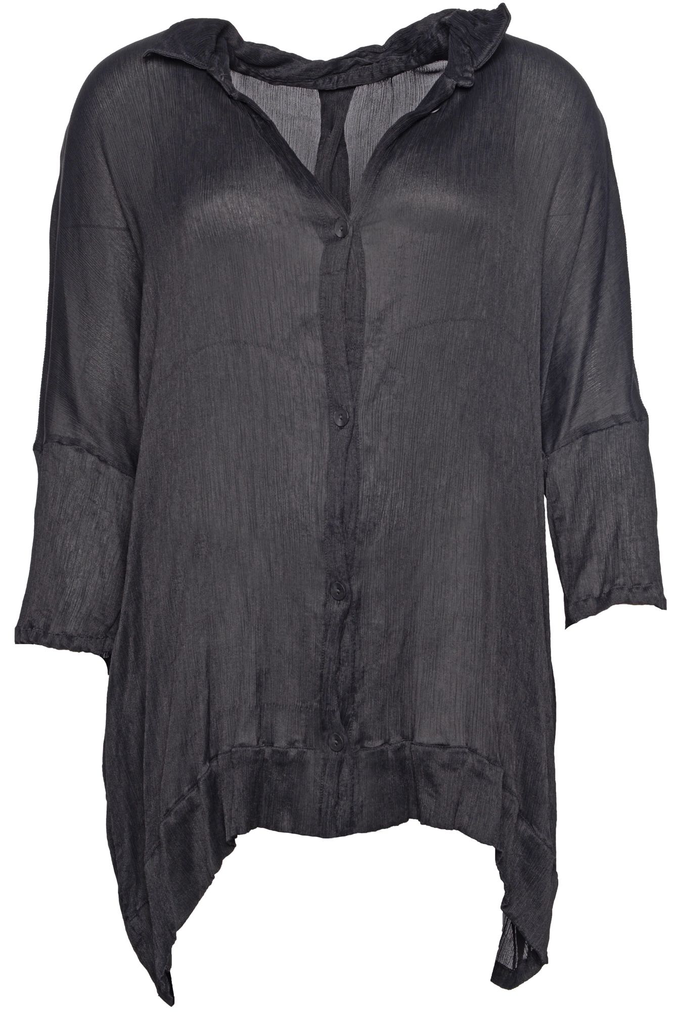 261.11.02 100% MODAL CRINKLE 100 BLACK