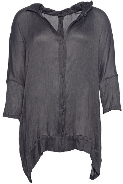 261.11.02 100% MODAL CRINKLE 100 BLACK