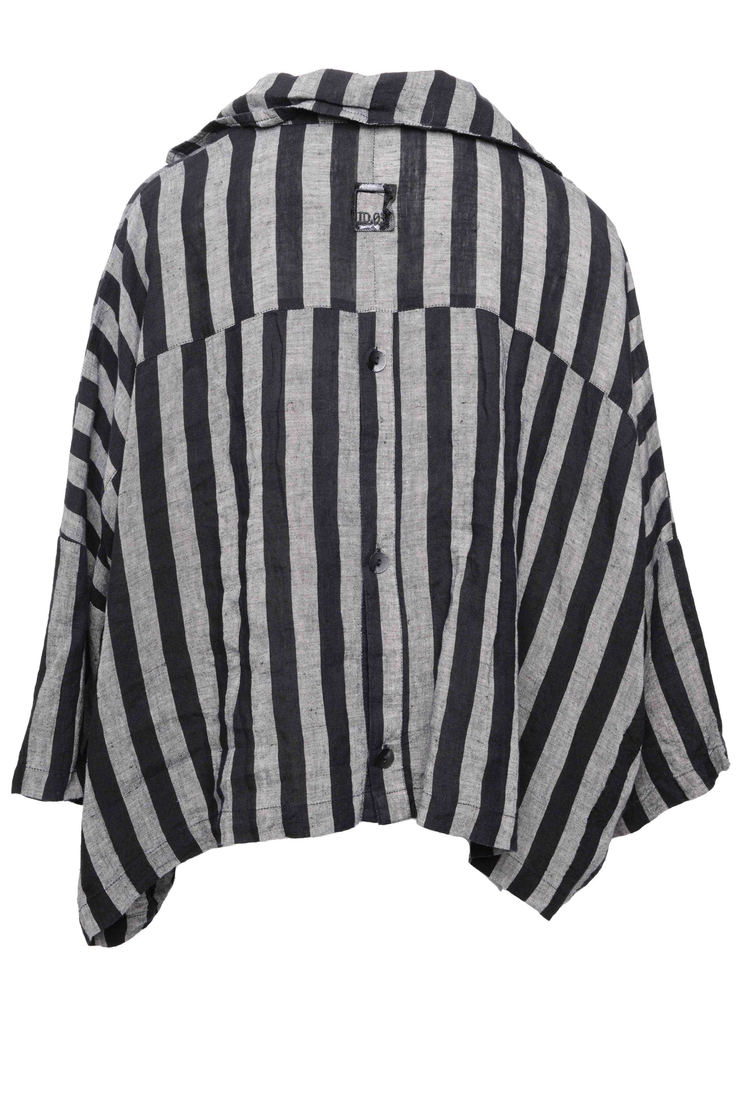 ID.03.03.02 woven 100% linen 180 STRIPE GREY